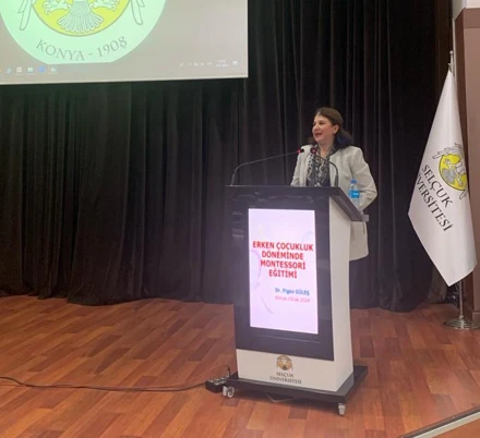 Bölümümüz öğretim elemanlarından Dr. Figen GÜLEŞ tarafından "Erken Çocukluk Döneminde Montessori Eğitimi" başlıklı panel gerçekleştirilmiştir. 